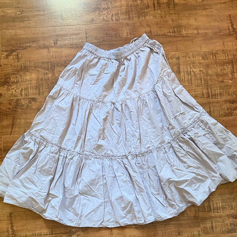 Urban Outfitters Light Gray Maxi Skirt